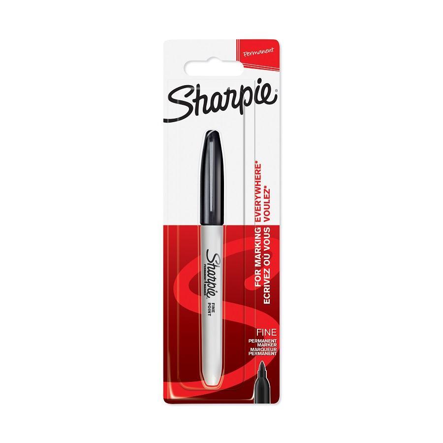 SHARPIE marker FINE crni 1/1 blister