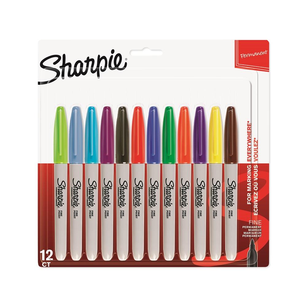 SHARPIE set markera FINE 12/1 blister