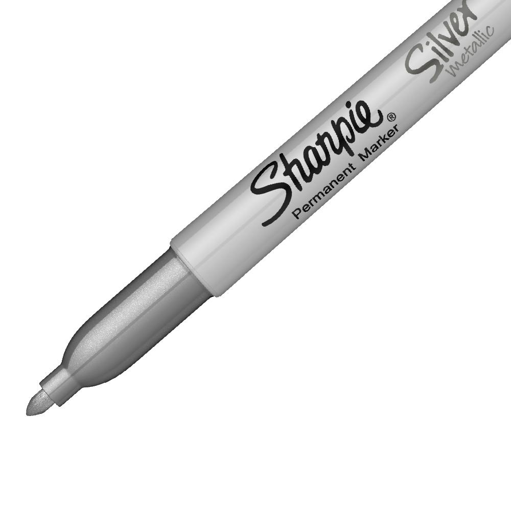 SHARPIE marker FINE METALIC silver