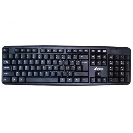 XWAVE TASTATURA CRNA, USB SRB 107 SLOVA