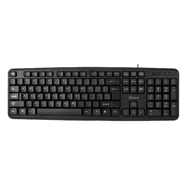 XWAVE TASTATURA CRNA, USB, USA SLOVA