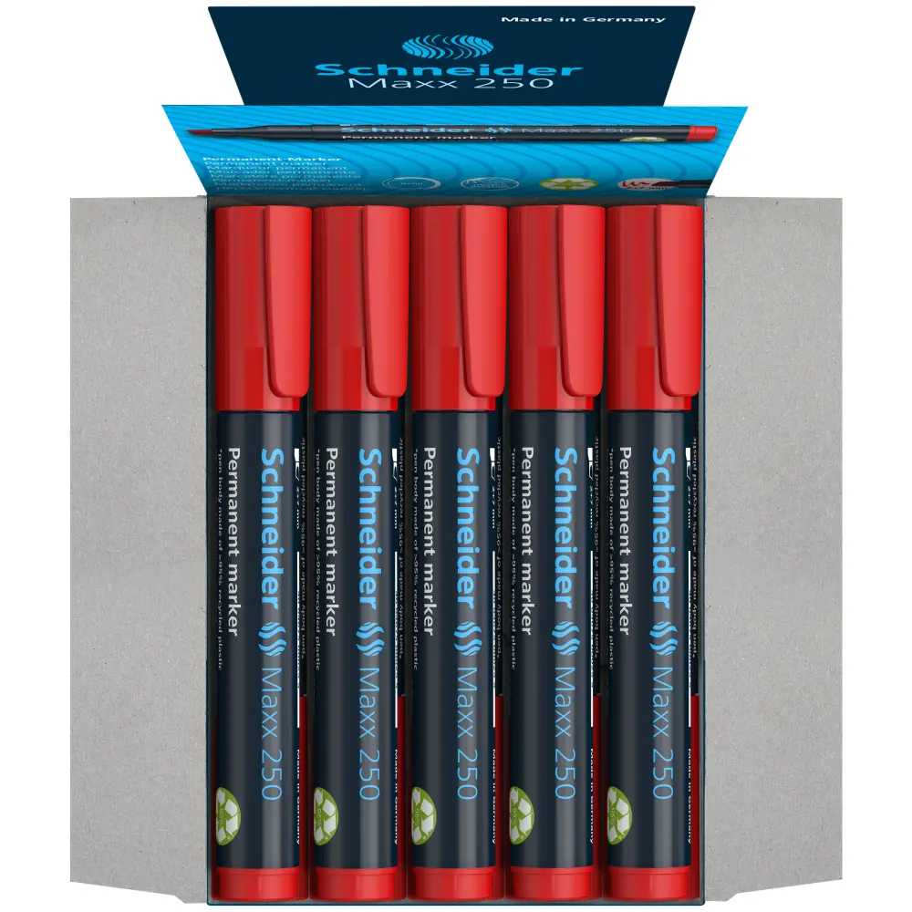 MARKER PER. SCHNEIDER 250 RDEČA 2-7MM DL