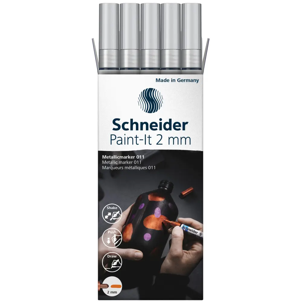 MARKER PAINT SCHNEIDER 011 SREBRNA 2MM