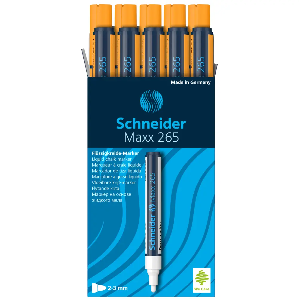 MARKER KREDA SCHNEIDER 265 ORANŽNA 2-3MM