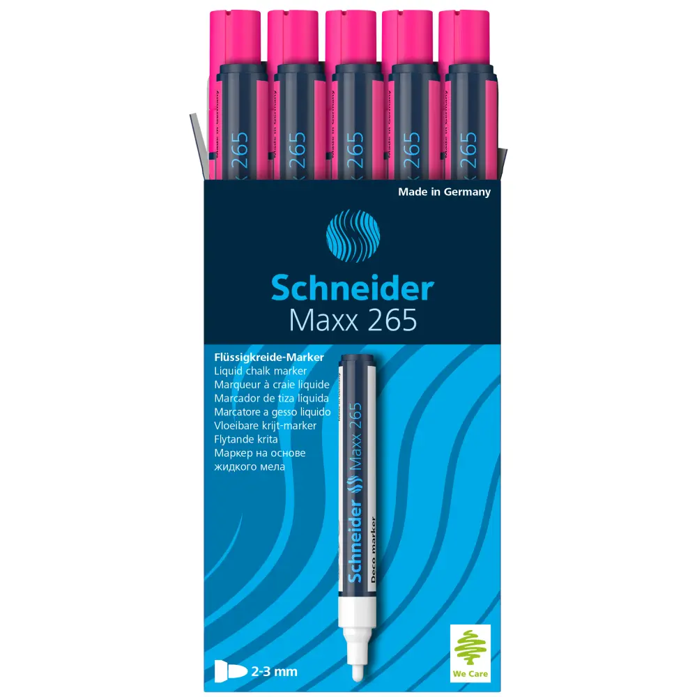 MARKER KREDA SCHNEIDER 265 ROZA 2-3MM