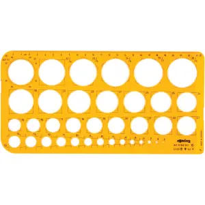 Šablona Rotring krogi