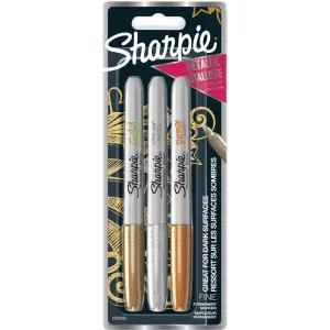 MARKER SHARPIE METALLIC BL3 (ZL, BR, SR)