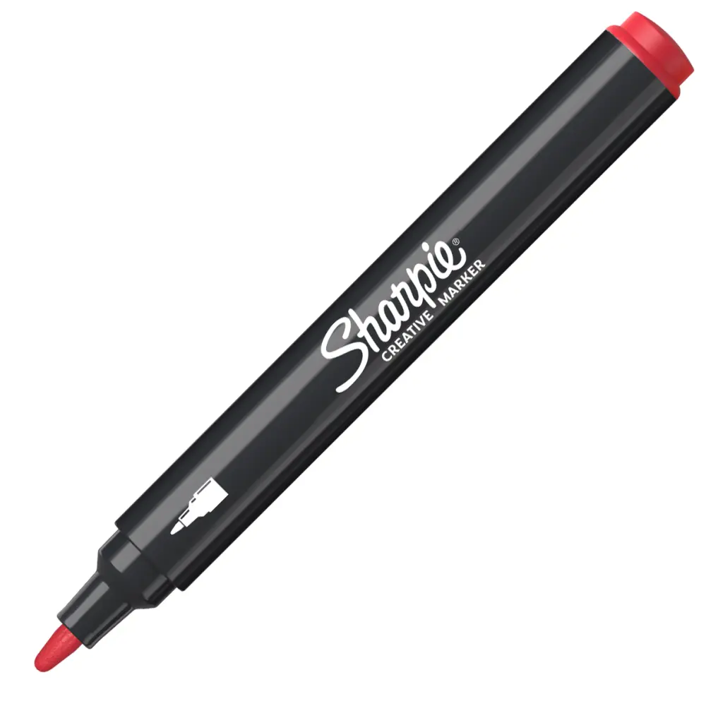 MARKER SHARPIE AKRILNI RDEČA