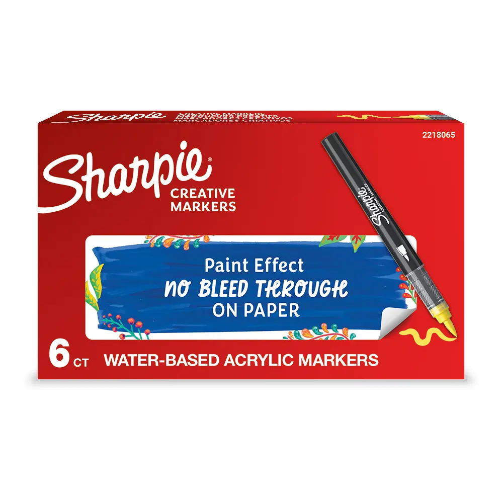 MARKER SHARPIE AKRILNI ČOPIČ RUMENA