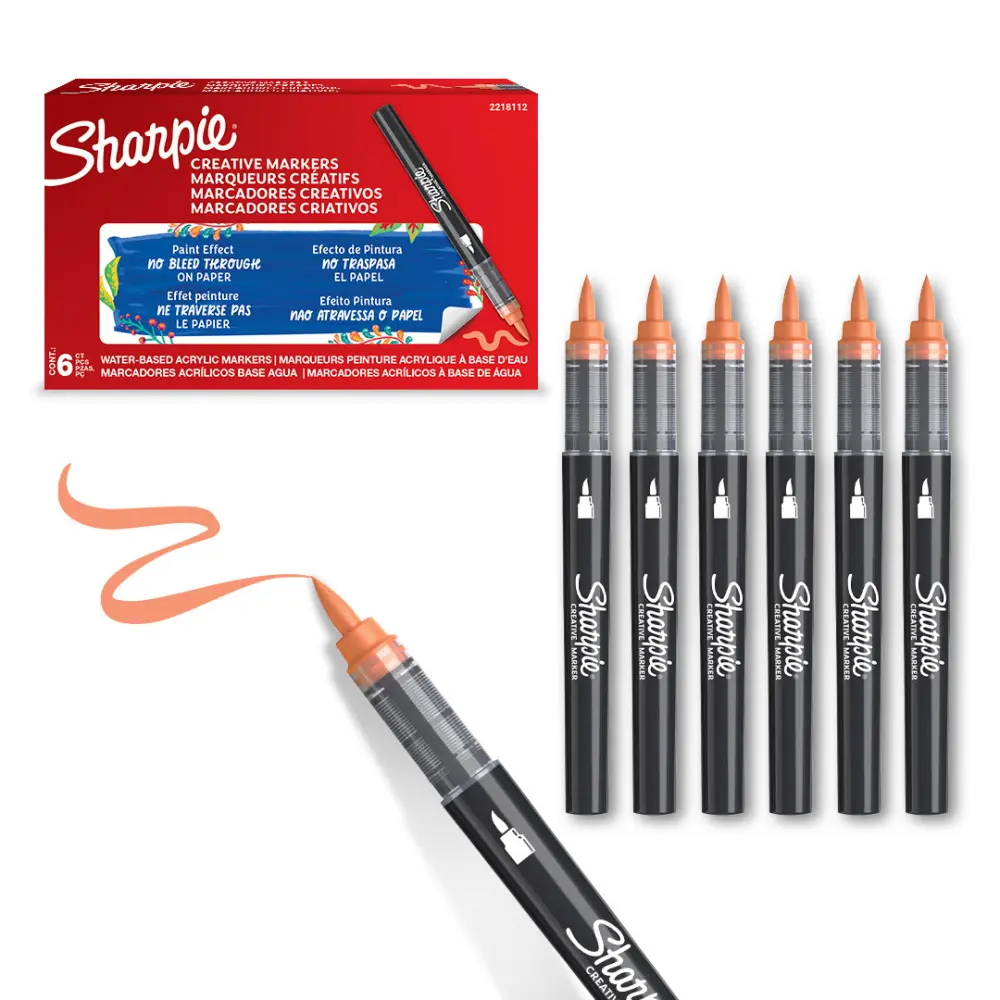 MARKER SHARPIE AKRILNI ČOPIČ ORANŽNA