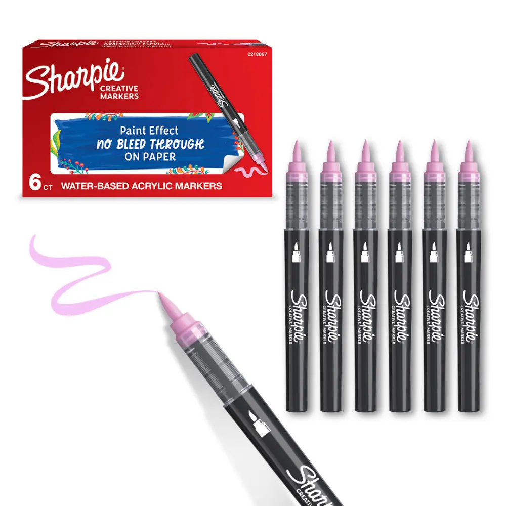 MARKER SHARPIE AKRILNI ČOPIČ ROZA