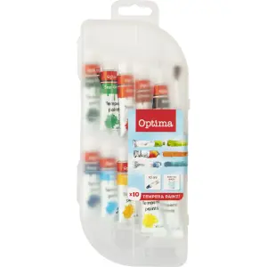 Tempera barvice Optima 10X10ML