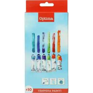 Tempera barvice Optima 10X12ML
