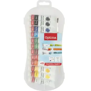 Tempera barvice Optima 12X12ML