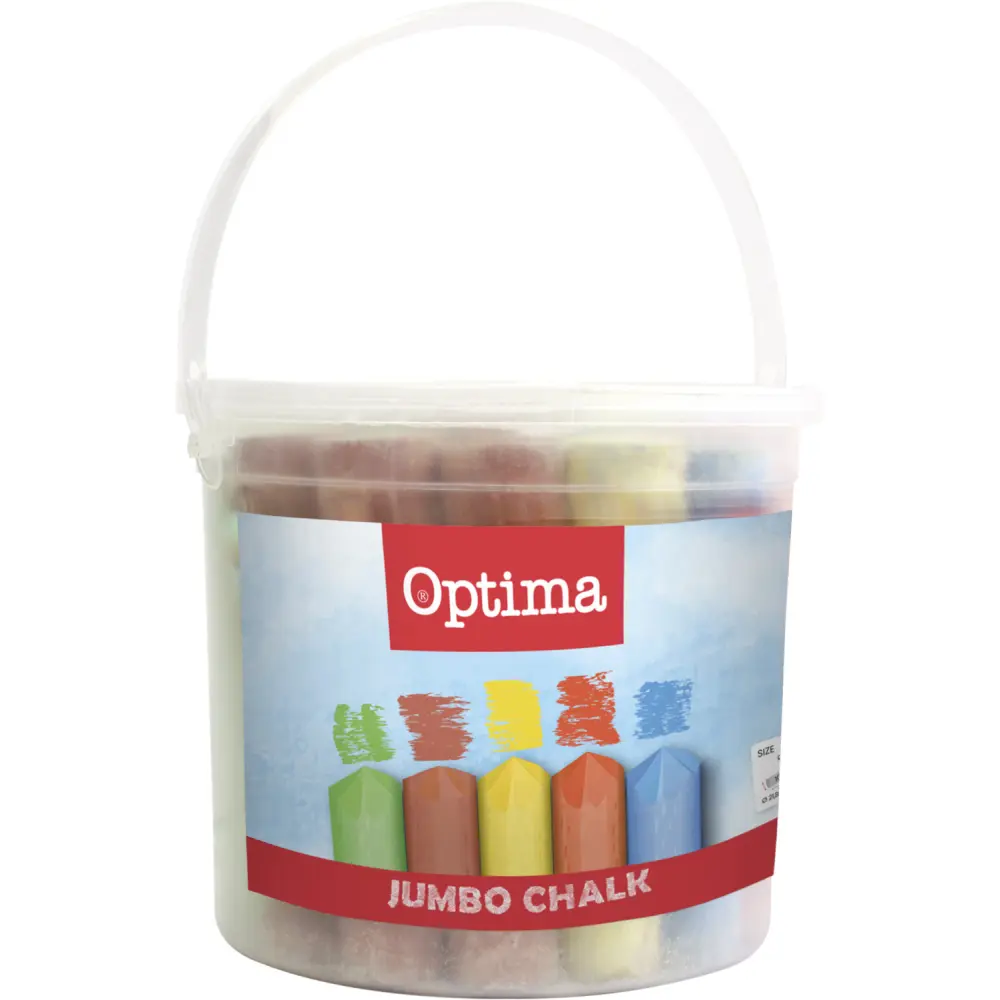 Barvna kreda, 20 kos v lončku