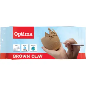 Modelirna masa Optima rjava, 500g