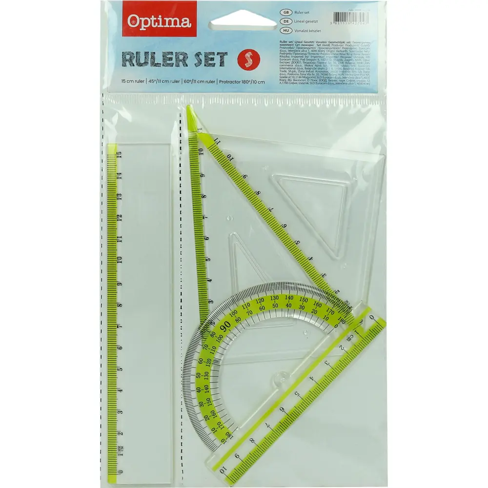 Set ravnil Optima 4/1 v vrečki