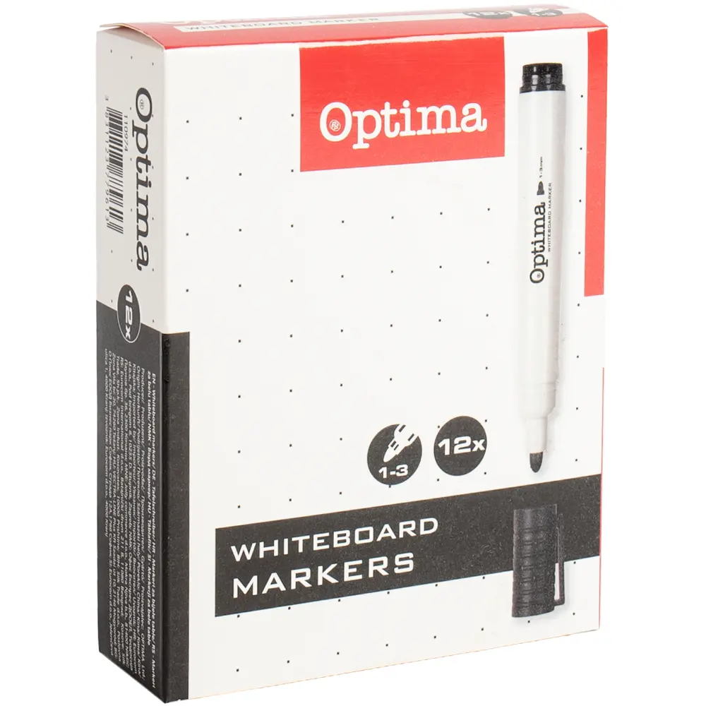 Marker za belo tablo OPTIMA, črn