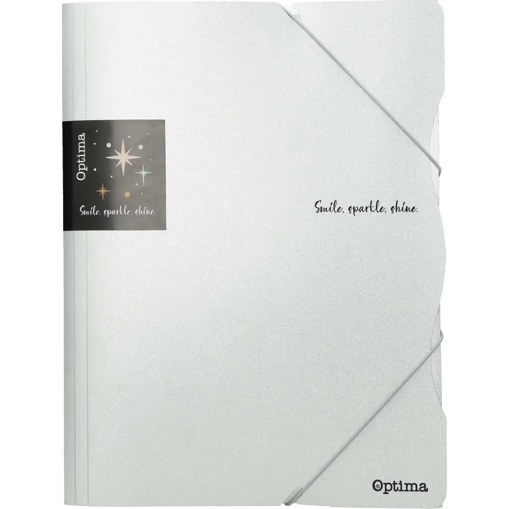 Mapa z elastiko Glitter A4