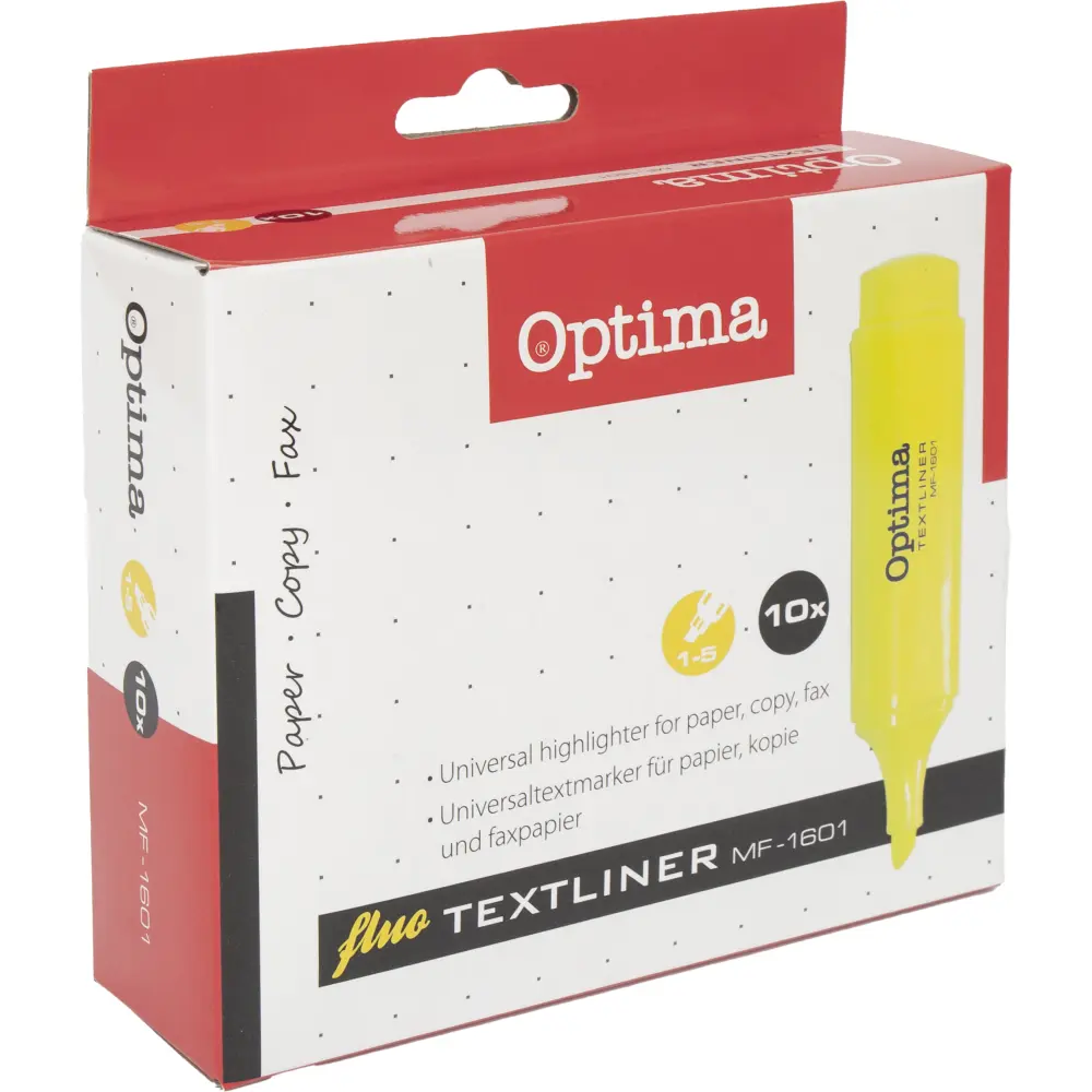 Označevalec besedila OPTIMA, rumen
