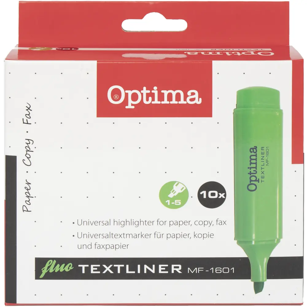 Označevalec besedila OPTIMA, zelen