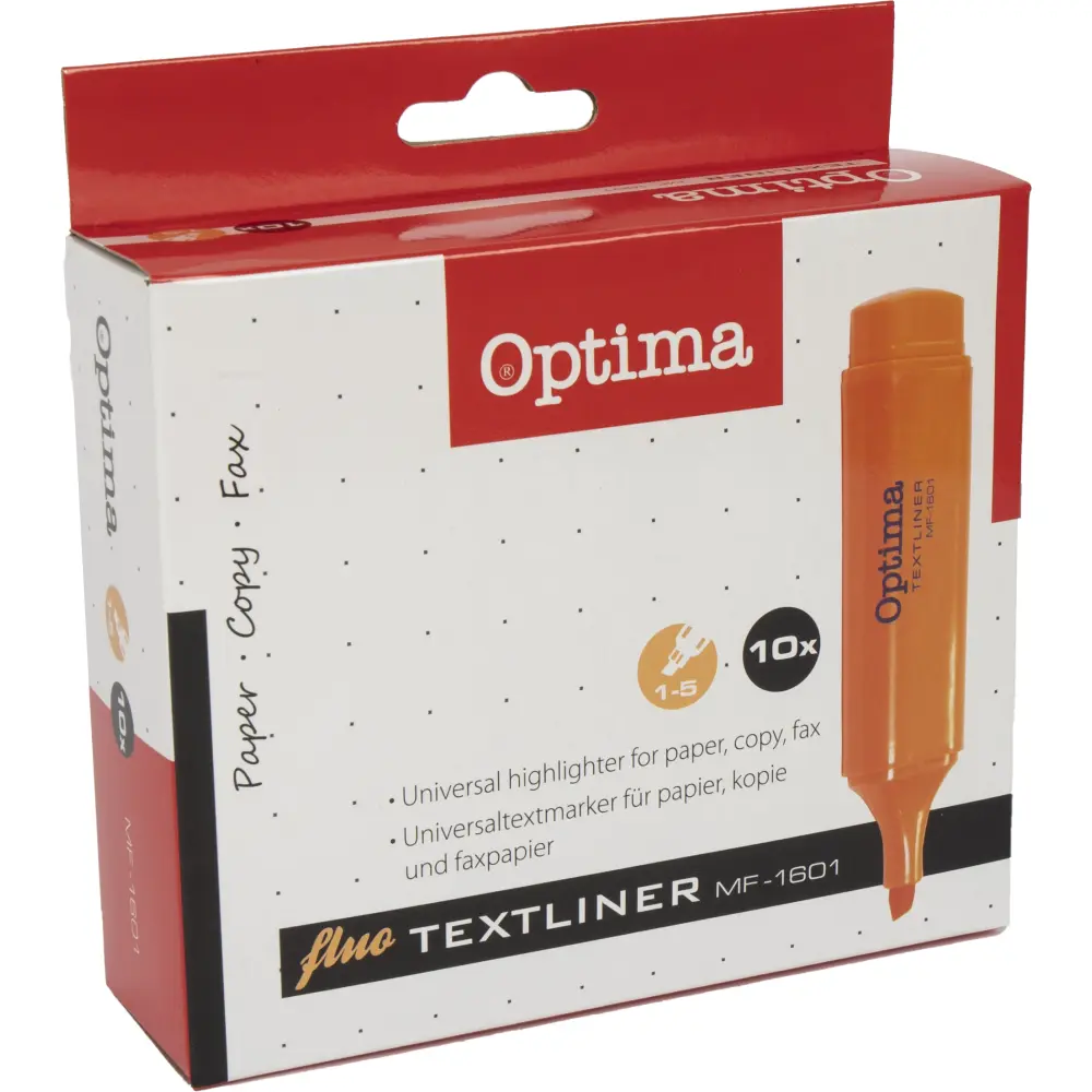 Označevalec besedila OPTIMA, oranžen