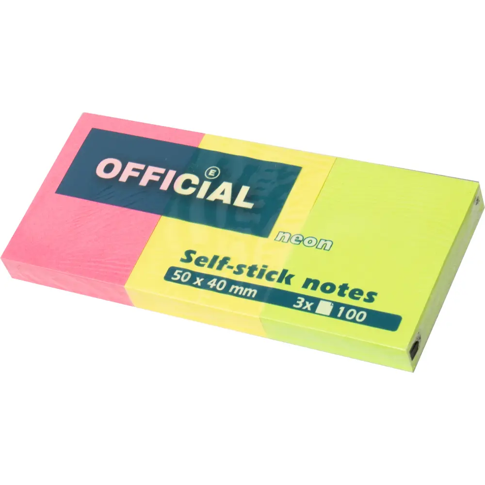 Samolepilni lističi Official, neon barve