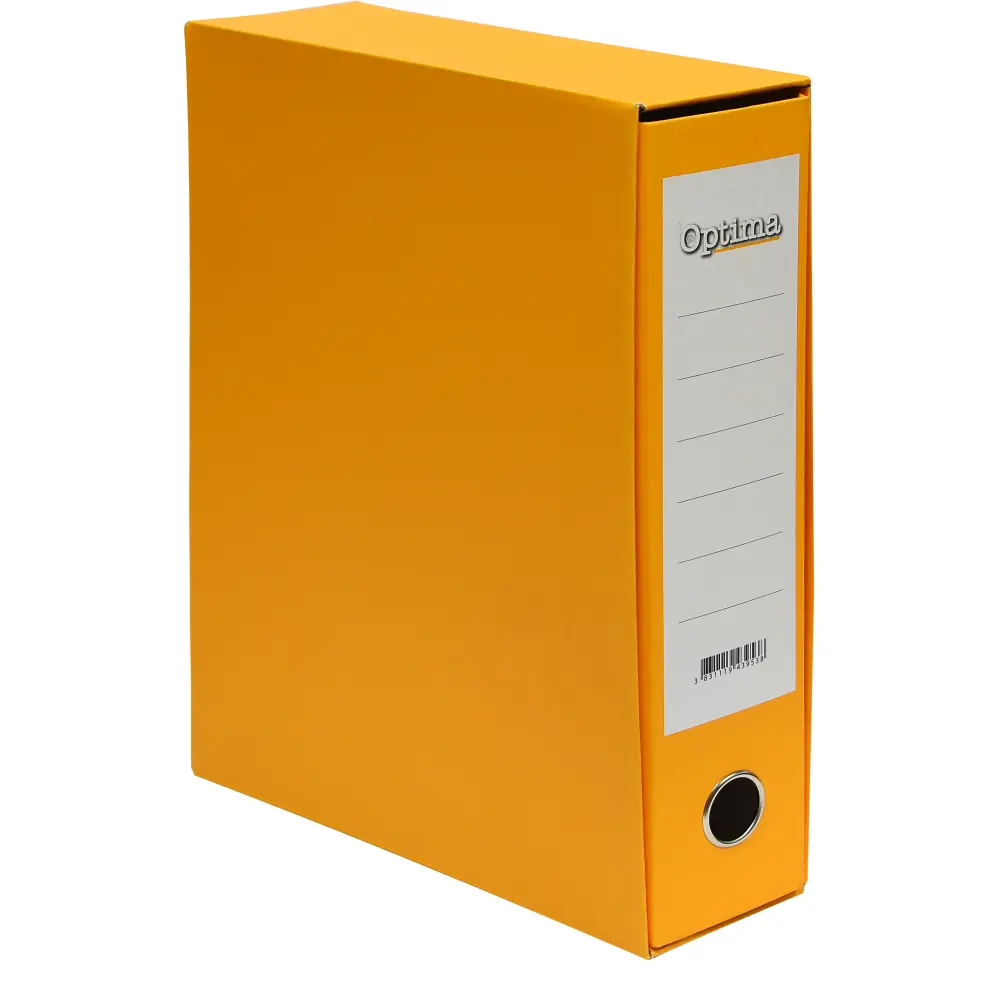 Registrator v ovoju Optima, A4 8cm rumen