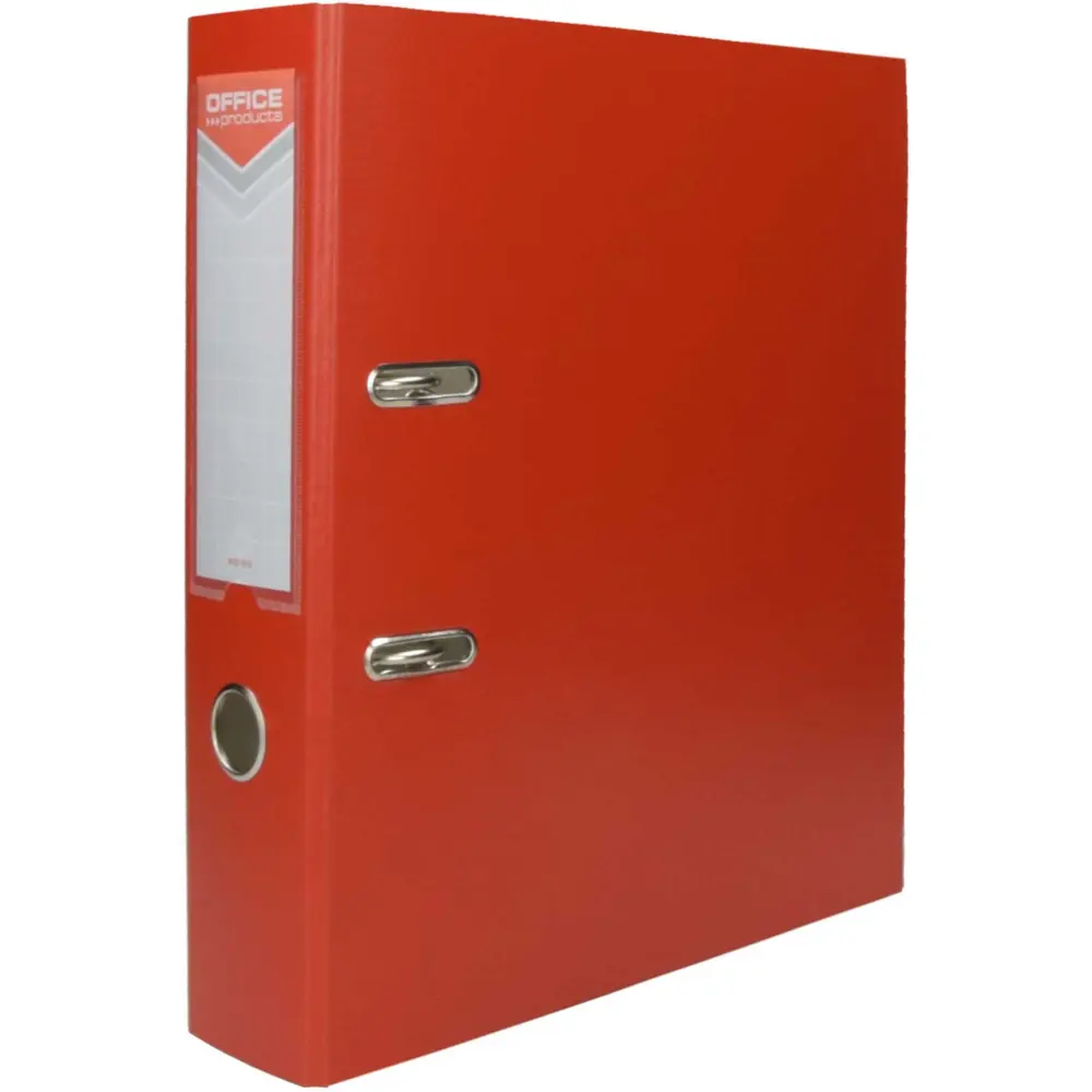 Registrator samostoječ, A4, 75mm, rdeč