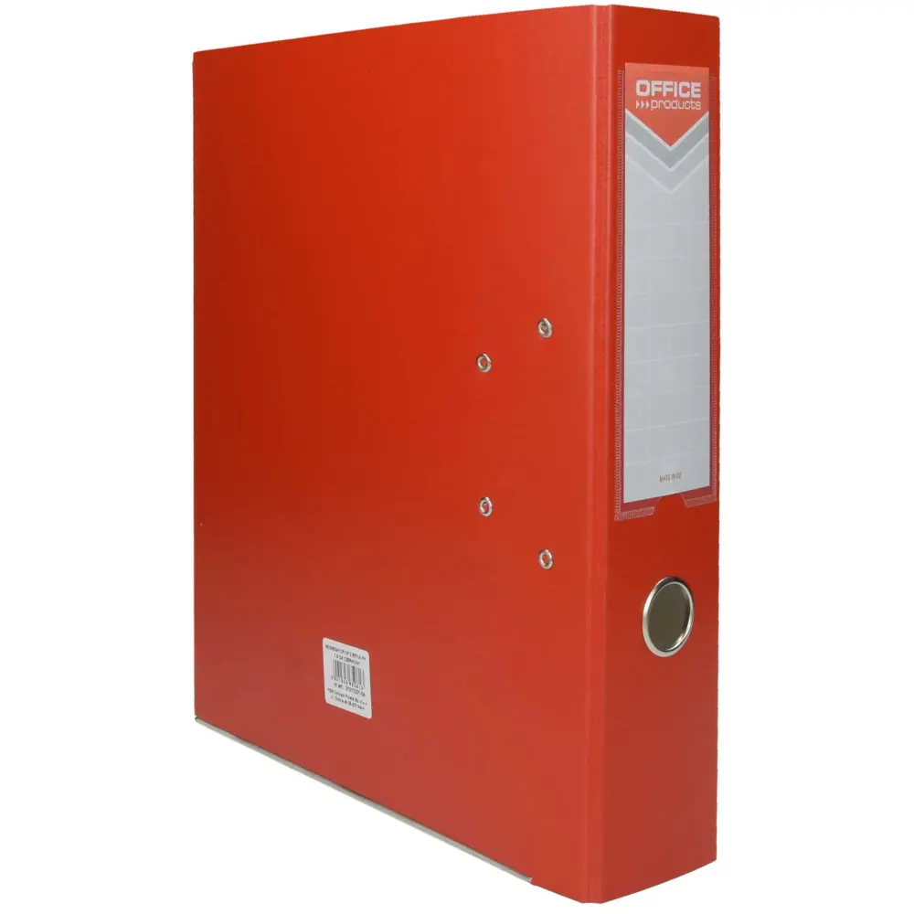 Registrator samostoječ, A4, 75mm, rdeč