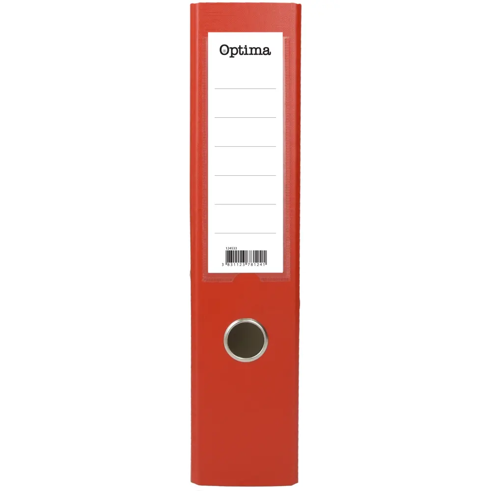 Registrator samost. Optima A4/70mm rdeč