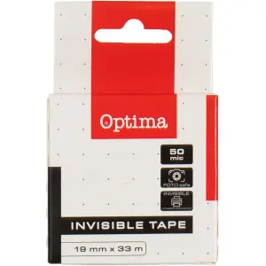 Lepilni trak 19 mm x 33 m nevidni, 50mic