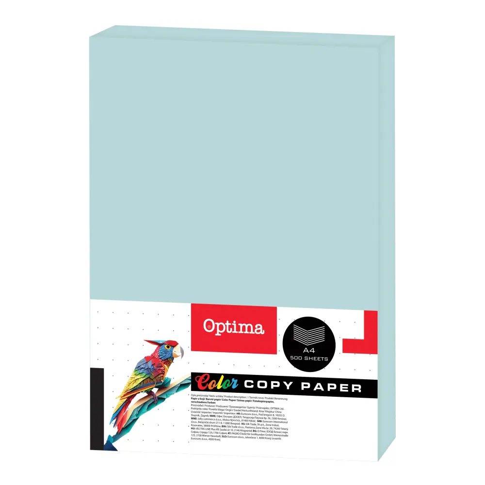 Papir fotok. Optima A4 500/1 blue 80g