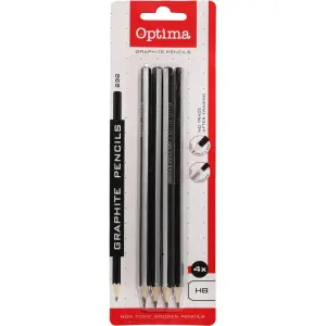 Grafitni svinčnik Optima HB 4/1 blister