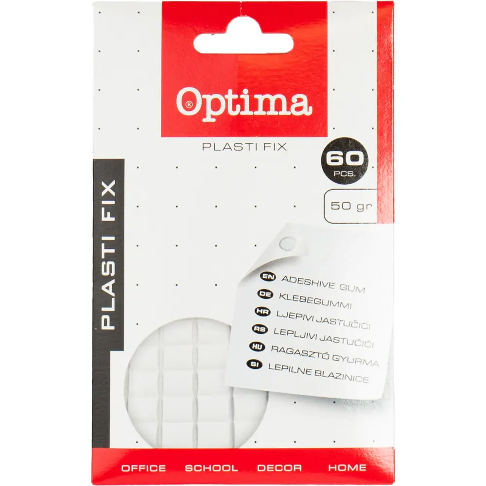 PLASTI FIX ADHESIVE GUM OPTIMA 60PCS