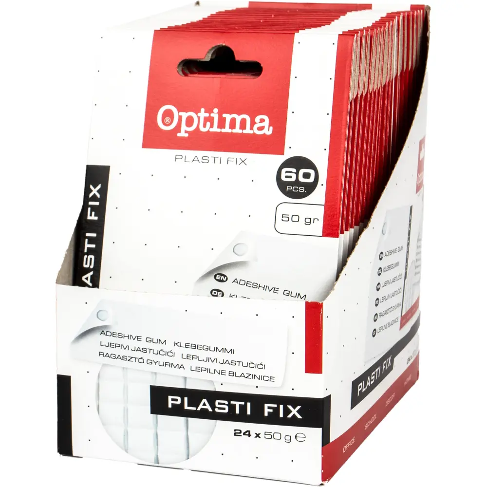 PLASTI FIX ADHESIVE GUM OPTIMA 60PCS