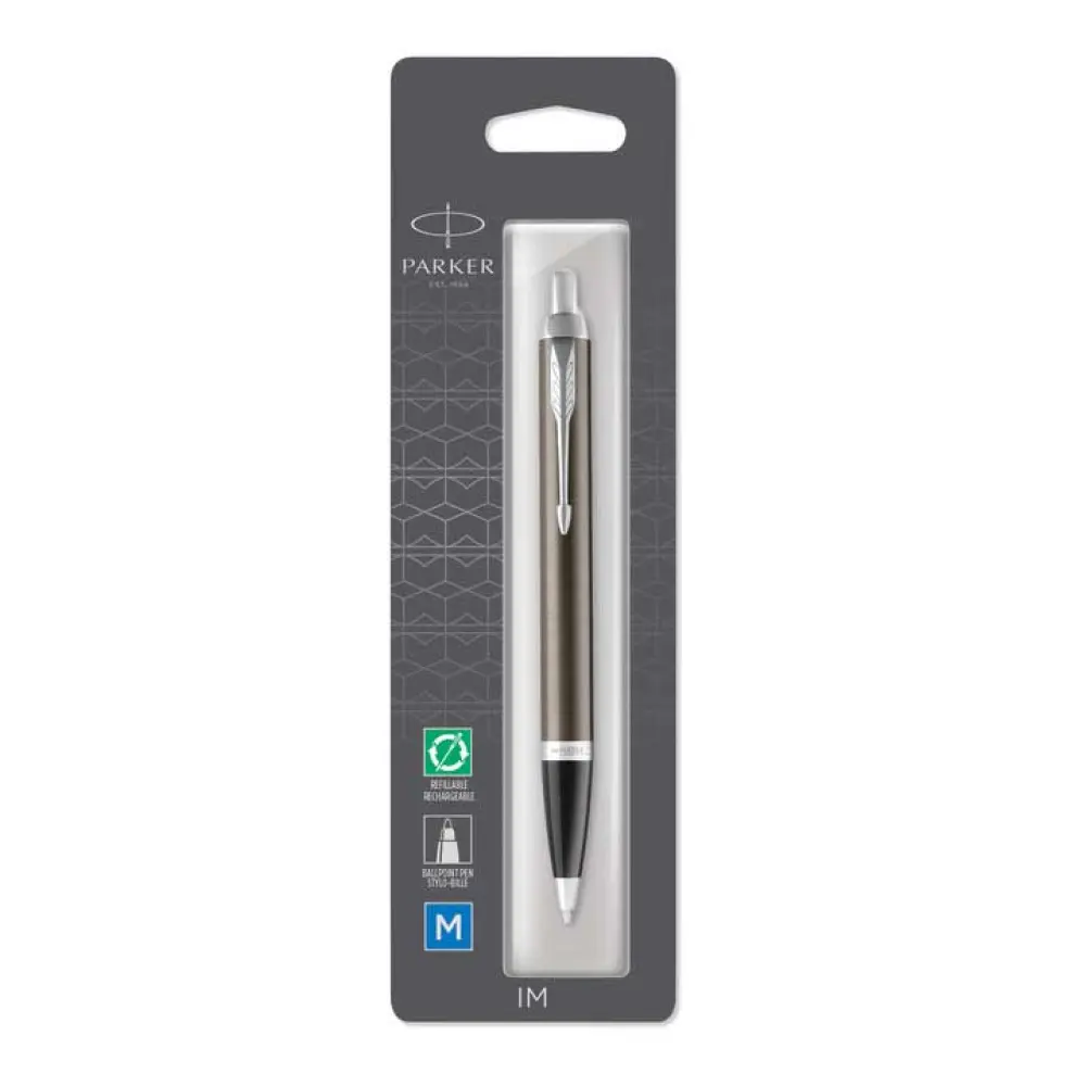 Ballpoint pen Parker IM Espresso CT-blis