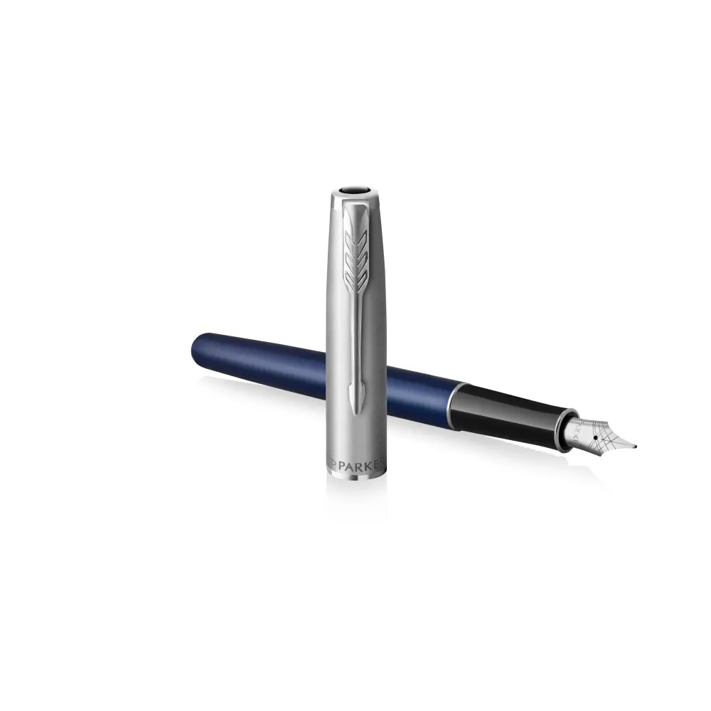 PERO NAL. PARKER SONNET METAL MODRA CT F