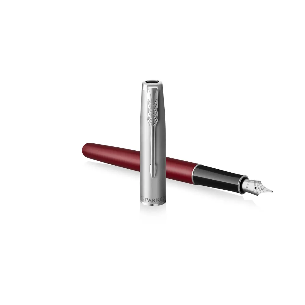 PERO NAL. PARKER SONNET METAL RDEČA CT F