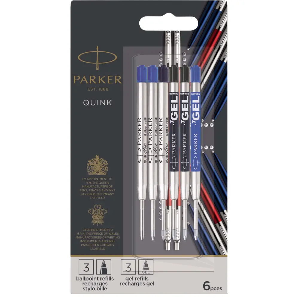 REFIL SV. KEM. IN GEL PARKER MO M 6/1 BL