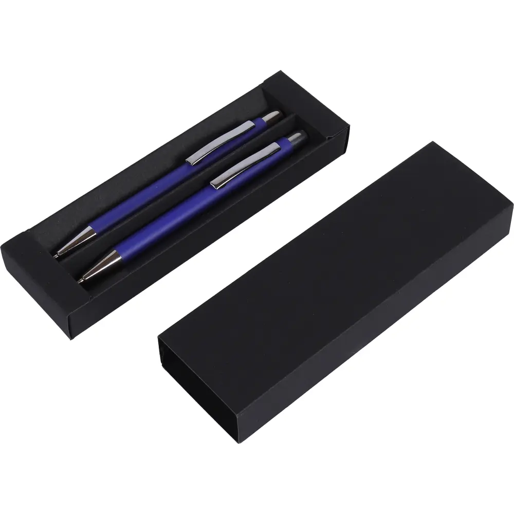 WRITING SET ALU MAT OSLO BP+MP BLUE