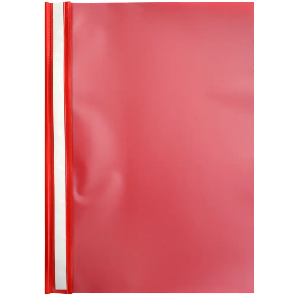 PVC folder with metal filing clip