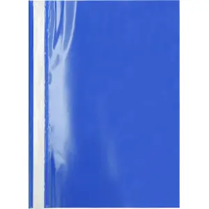 Plastic folder w/ metal clip