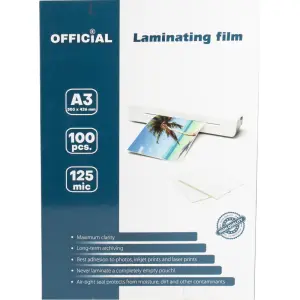 Žepki za plastificiranje A3 125mic 100/1