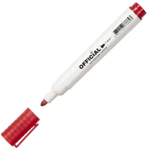 Marker za belo tablo Official, rdeč