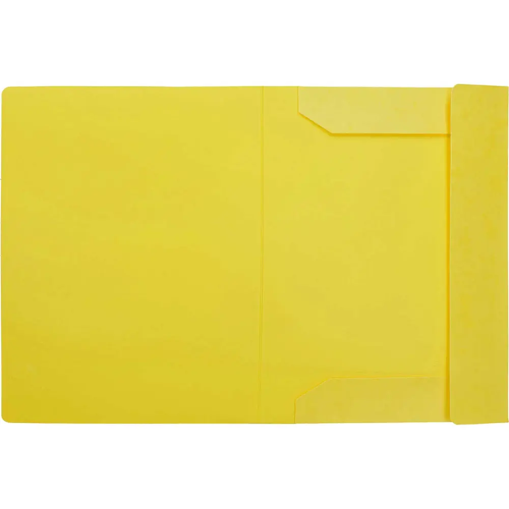 Prešpan mapa s klapo Optima, A4, rumena