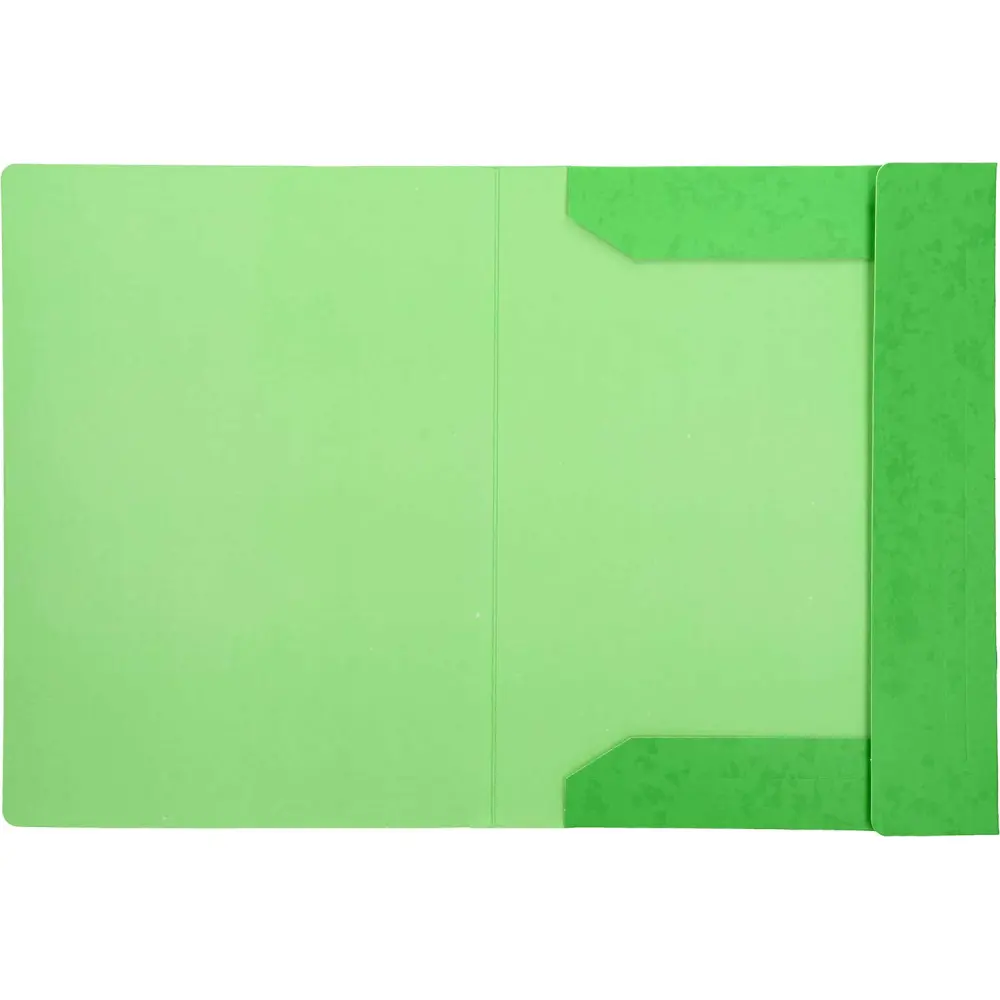 Prešpan mapa s klapo Optima, A4, zelena