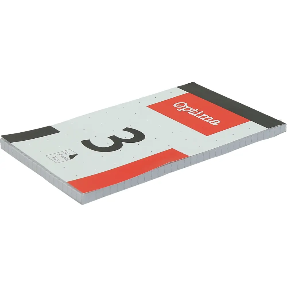 Lepljen blok Optima št. 3, mali karo