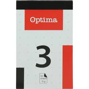 Lepljen blok Optima št. 3, mali karo