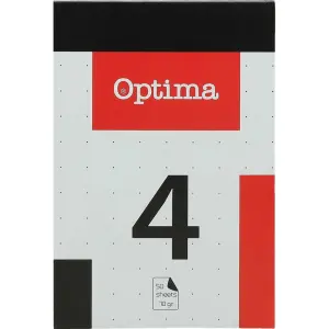 Lepljen blok Optima št. 4, mali karo